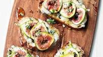 Fig and gorgonzola tartines Fig and gorgonzola tartines