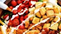 Crispy Chicken BLT Salad Crispy Chicken BLT Salad