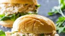 Slow Cooker Chicken Caesar Sandwiches Slow Cooker Chicken Caesar Sandwiches