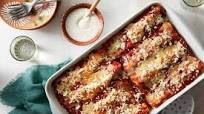 Spiced Rice & Bean Enchiladas with Sweet Peppers & Queso Blanco Spiced Rice & Bean Enchiladas with Sweet Peppers & Queso Blanco