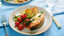 Herb Baked Salmon Herb Baked Salmon