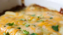 VERDE CHICKEN ENCHILADAS VERDE CHICKEN ENCHILADAS