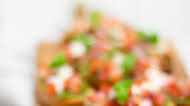 Bruschetta met tomaat & mozzarella Bruschetta met tomaat & mozzarella