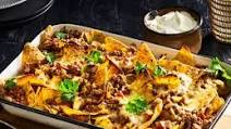 Best Ever Pork and Mushroom Nachos With Harissa and Smashed Avocado Best Ever Pork and Mushroom Nachos With Harissa and Smashed Avocado