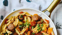 Easy Chicken Sausage Pasta Healthy Dinner Recipe Easy Chicken Sausage Pasta Healthy Dinner Recipe