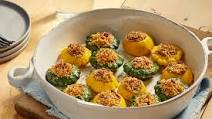 Stuffed Pattypan Squash Stuffed Pattypan Squash