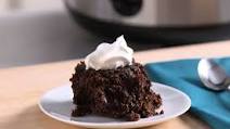 Slow-Cooker Double Chocolate Cake Slow-Cooker Double Chocolate Cake