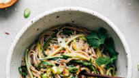 SESAME-GINGER CUCUMBER SOBA NOODLE SALAD SESAME-GINGER CUCUMBER SOBA NOODLE SALAD
