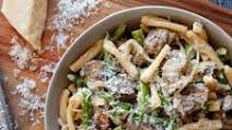 Sausage, Asparagus, and Mustard Strozzapreti Sausage, Asparagus, and Mustard Strozzapreti