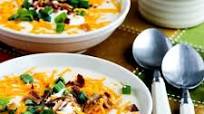 Instant Pot (or Stovetop) Low-Carb Loaded Cauliflower Soup Instant Pot (or Stovetop) Low-Carb Loaded Cauliflower Soup