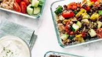 Lentil Greek Salad with Dill Sauce Lentil Greek Salad with Dill Sauce