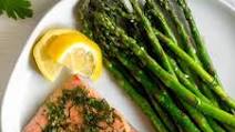 Air fryer Salmon & Asparagus Air fryer Salmon & Asparagus