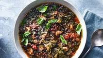 Slow Cooker Lentil Soup With Sausage and Greens Slow Cooker Lentil Soup With Sausage and Greens