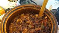Meatiest Vegetarian Chili From Your Slow Cooker Meatiest Vegetarian Chili From Your Slow Cooker