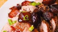 Pork Tenderloin with Sweet Balsamic Plum Sauce Pork Tenderloin with Sweet Balsamic Plum Sauce