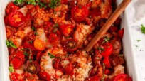 Healthy Italian Shrimp and Rice Casserole Healthy Italian Shrimp and Rice Casserole