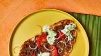 Beef Keema Naan With Cucumber Raita Beef Keema Naan With Cucumber Raita