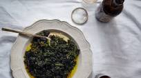 Slow-Cooked Garlicky Greens Slow-Cooked Garlicky Greens