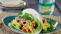 Spaghetti Squash & Black Bean Tacos Spaghetti Squash & Black Bean Tacos