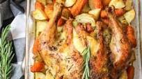 Oven Roasted Chicken, Potatoes and Carrots Oven Roasted Chicken, Potatoes and Carrots