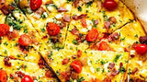 Easy Bacon and Spinach Frittata Easy Bacon and Spinach Frittata