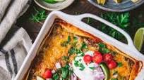 Easy Beef Enchilada Casserole Easy Beef Enchilada Casserole