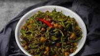 Dhekia Bhaji | Fiddlehead fern fry Dhekia Bhaji | Fiddlehead fern fry
