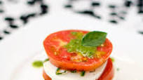 Caprese Salad with Basil Vinaigrette Caprese Salad with Basil Vinaigrette