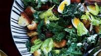 Kale Caesar with Bacon and Eggs Kale Caesar with Bacon and Eggs