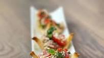 Summer Bruschetta over Toast Points Summer Bruschetta over Toast Points