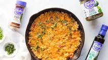 Fody's Cheesy Low FODMAP Chicken and Rice Skillet Fody's Cheesy Low FODMAP Chicken and Rice Skillet