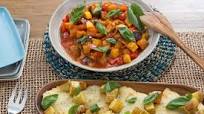 Cod & Summer Squash Ratatouille with Roasted Potatoes Cod & Summer Squash Ratatouille with Roasted Potatoes