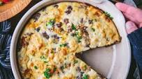 Bisquick Cheeseburger Pie { Bisquick Cheeseburger Pie {