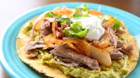 Pulled Pork Tostada with Chipotle Caramelized Onions Pulled Pork Tostada with Chipotle Caramelized Onions