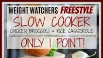 Weight Watchers Freestyle Recipe for Slow Cooker Chicken Broccoli & Rice Casserole Weight Watchers Freestyle Recipe for Slow Cooker Chicken Broccoli & Rice Casserole