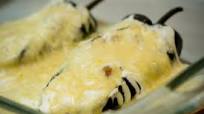 Chiles poblanos al horno Chiles poblanos al horno