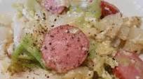 Mennonite Cabbage Potato Kielbasa Bake Mennonite Cabbage Potato Kielbasa Bake