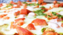 Grilled Flatbread Pesto Margherita Pizza Grilled Flatbread Pesto Margherita Pizza