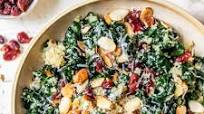 Kale Salad with Quinoa and Cranberries Kale Salad with Quinoa and Cranberries