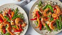 Easy Shrimp Stir-Fry with Ginger Rice Recipe Easy Shrimp Stir-Fry with Ginger Rice Recipe