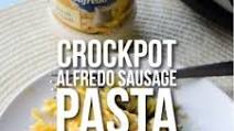 Crockpot Alfredo Sausage Pasta Crockpot Alfredo Sausage Pasta