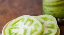 Pickled green tomatoes Pickled green tomatoes