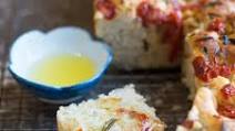 Tomato, Garlic & Rosemary Focaccia Tomato, Garlic & Rosemary Focaccia
