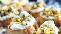 Grilled Mexican Street Corn Crostini Grilled Mexican Street Corn Crostini