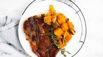 Low Carb Braised Pork Shoulder Steaks with Rutabaga Low Carb Braised Pork Shoulder Steaks with Rutabaga