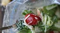 Homemade Chicken Caesar Salad in a Bag Homemade Chicken Caesar Salad in a Bag