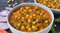 Chole palak recipe | Chana palak | Chickpea and spinach curry Chole palak recipe | Chana palak | Chickpea and spinach curry