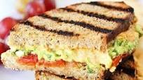 Roasted Red Pepper Hummus, Avocado, & Feta Sandwich Roasted Red Pepper Hummus, Avocado, & Feta Sandwich