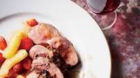 Cider-Brined Pork Tenderloins with Roasted Apples Cider-Brined Pork Tenderloins with Roasted Apples
