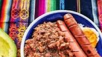 Frijoles a la barbacoa con queso Frijoles a la barbacoa con queso